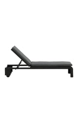 London Outdoor Sun - Lounge - schwarz/Weidengeflecht - Outdoor Sun - Lounges - ALVAHOME