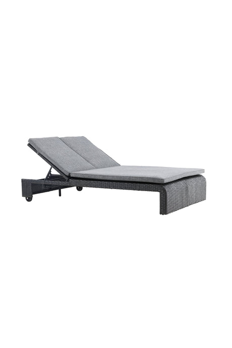London Outdoor Sun - Lounge - schwarz/Weidengeflecht - Outdoor Sun - Lounges - ALVAHOME