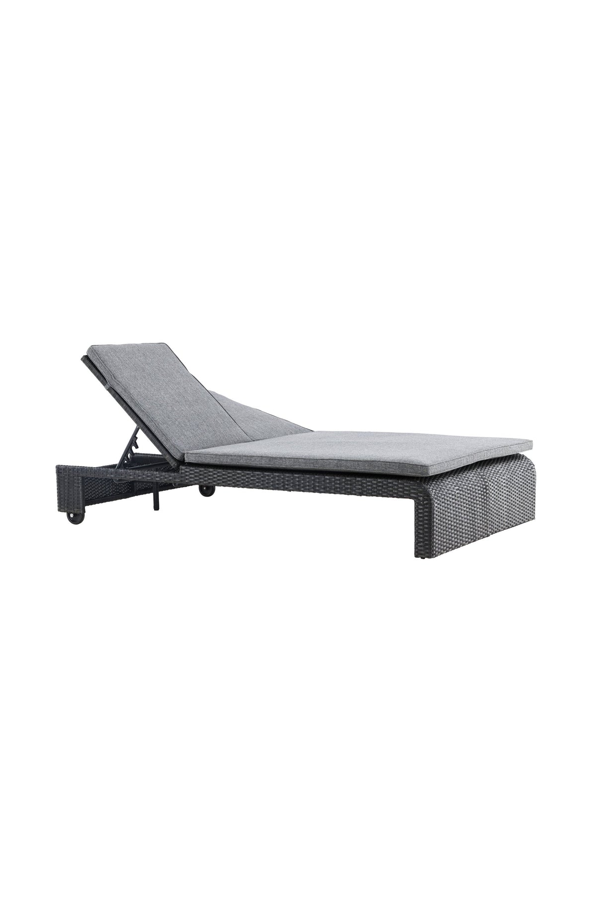 London Outdoor Sun - Lounge - schwarz/Weidengeflecht - Outdoor Sun - Lounges - ALVAHOME