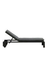 London Outdoor Sun - Lounge - schwarz/Weidengeflecht - Outdoor Sun - Lounges - ALVAHOME