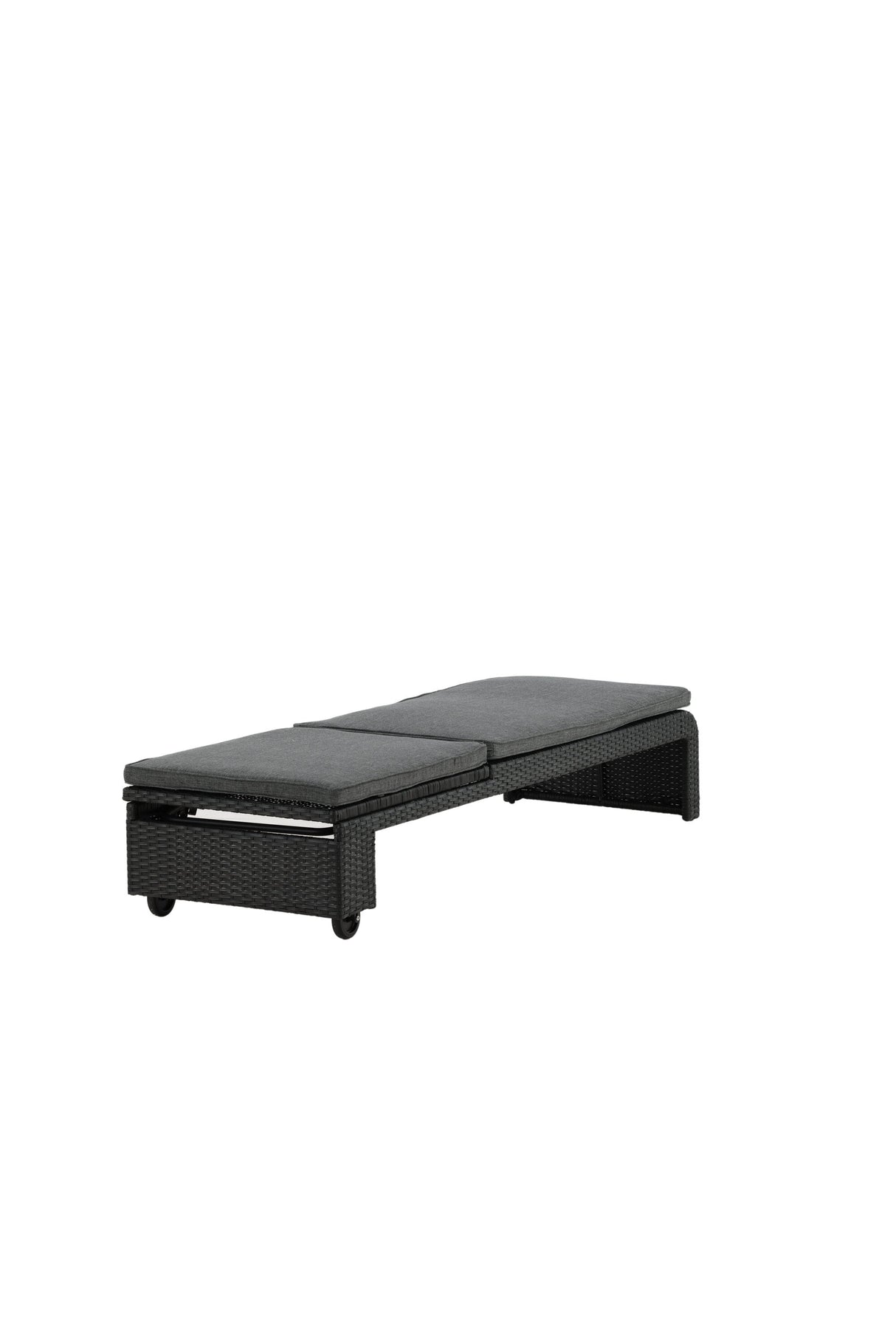 London Outdoor Sun - Lounge - schwarz/Weidengeflecht - Outdoor Sun - Lounges - ALVAHOME