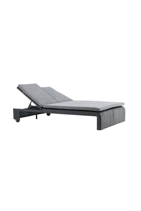 London Outdoor Sun - Lounge - schwarz/Weidengeflecht - Outdoor Sun - Lounges - ALVAHOME