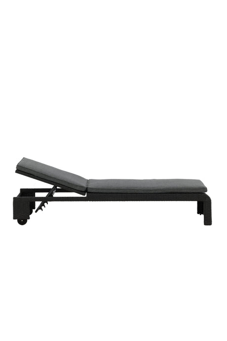 London Outdoor Sun - Lounge - schwarz/Weidengeflecht - Outdoor Sun - Lounges - ALVAHOME