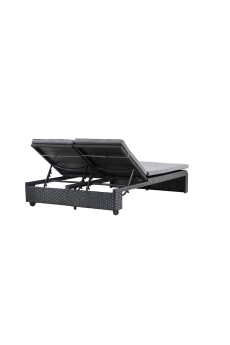 London Outdoor Sun - Lounge - schwarz/Weidengeflecht - Outdoor Sun - Lounges - ALVAHOME