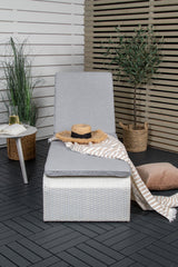 London Outdoor Sun - Lounge - weiß/Weidengeflecht - Outdoor Sun - Lounges - ALVAHOME