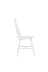 Lönneberga Esszimmerstuhl - weiß/Gummiholz - Essstühle - ALVAHOME