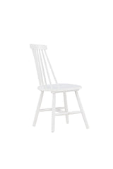 Lönneberga Esszimmerstuhl - weiß/Gummiholz - Essstühle - ALVAHOME