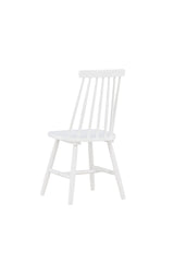 Lönneberga Esszimmerstuhl - weiß/Gummiholz - Essstühle - ALVAHOME
