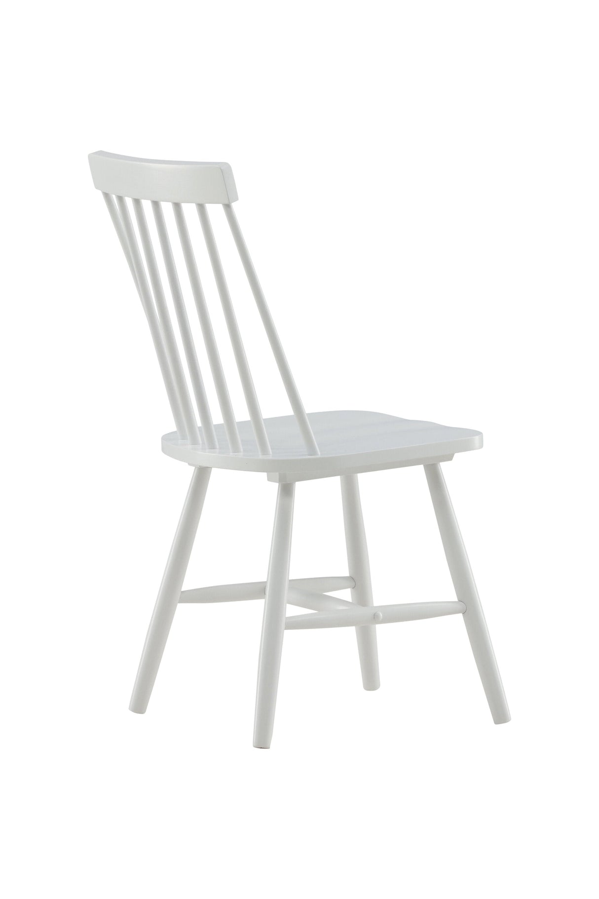 Lönneberga Esszimmerstuhl - weiß/Gummiholz - Essstühle - ALVAHOME