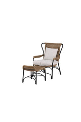Loreto Outdoor Lounge - Stuhl - schwarz/Stahl - Accent Chair - ALVAHOME