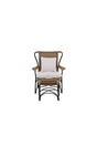 Loreto Outdoor Lounge - Stuhl - schwarz/Stahl - Accent Chair - ALVAHOME