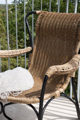 Loreto Outdoor Lounge - Stuhl - schwarz/Stahl - Accent Chair - ALVAHOME