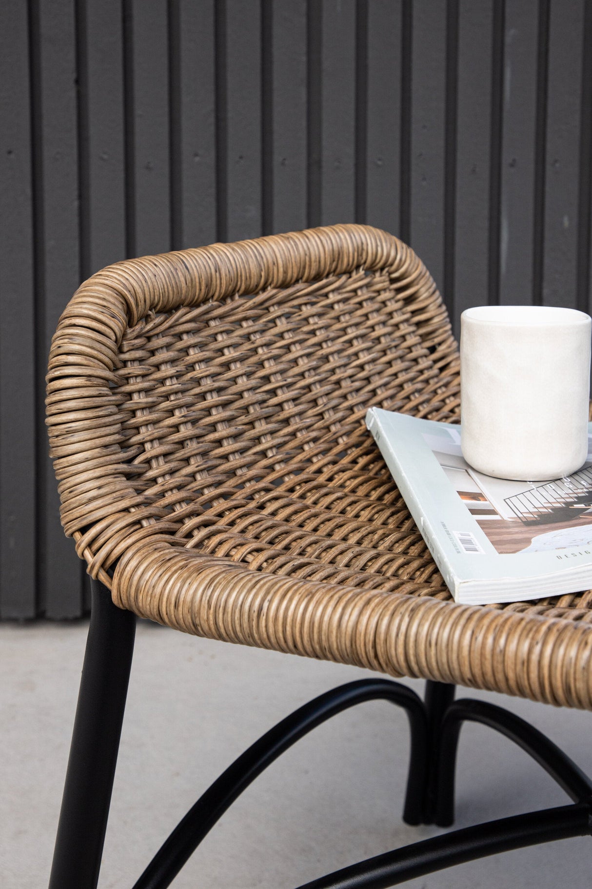 Loreto Outdoor Lounge - Stuhl - schwarz/Stahl - Accent Chair - ALVAHOME