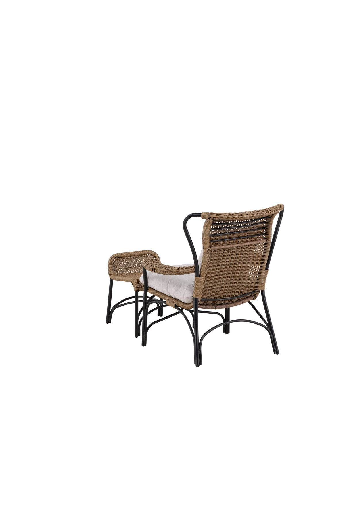 Loreto Outdoor Lounge - Stuhl - schwarz/Stahl - Accent Chair - ALVAHOME
