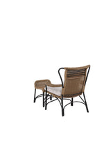 Loreto Outdoor Lounge - Stuhl - schwarz/Stahl - Accent Chair - ALVAHOME