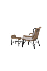 Loreto Outdoor Lounge - Stuhl - schwarz/Stahl - Accent Chair - ALVAHOME