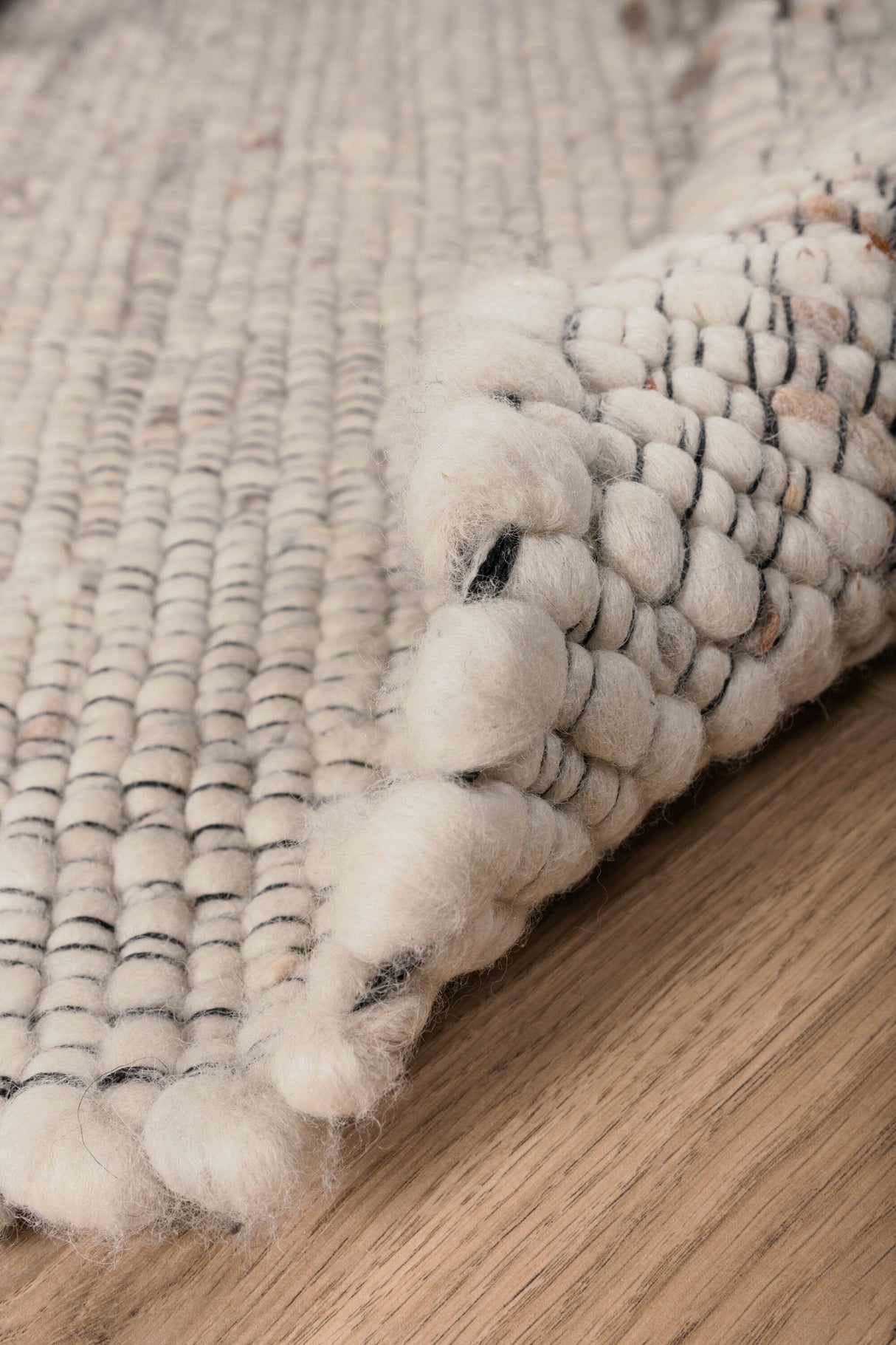 Loump Wohnzimmerteppich - beige/Wolle - Wohnzimmerteppiche - ALVAHOME