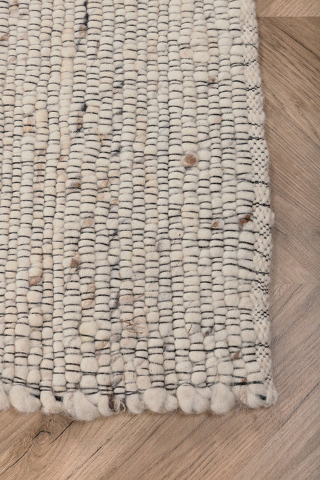 Loump Wohnzimmerteppich - beige/Wolle - Wohnzimmerteppiche - ALVAHOME
