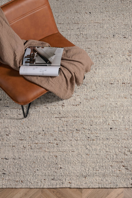 Loump Wohnzimmerteppich - beige/Wolle - Wohnzimmerteppiche - ALVAHOME