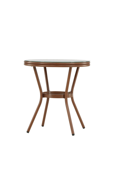 Loures Outdoor - Tisch - braun/Aluminum - Outdoor - Tische - ALVAHOME
