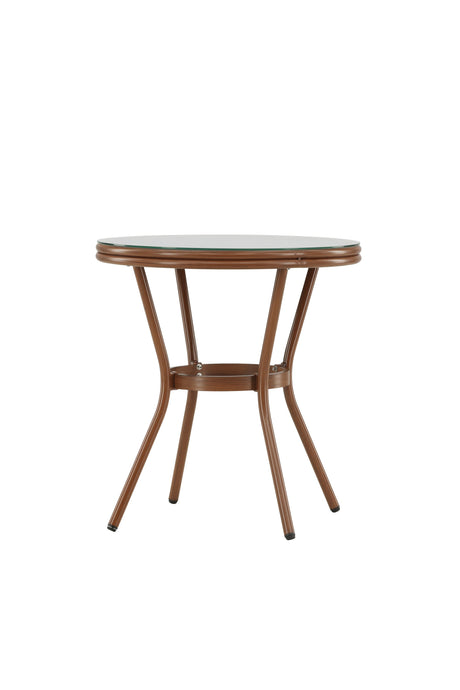 Loures Outdoor - Tisch - braun/Aluminum - Outdoor - Tische - ALVAHOME