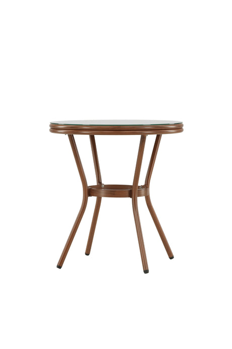 Loures Outdoor - Tisch - braun/Aluminum - Outdoor - Tische - ALVAHOME