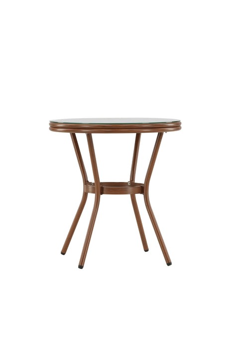 Loures Outdoor - Tisch - braun/Aluminum - Outdoor - Tische - ALVAHOME