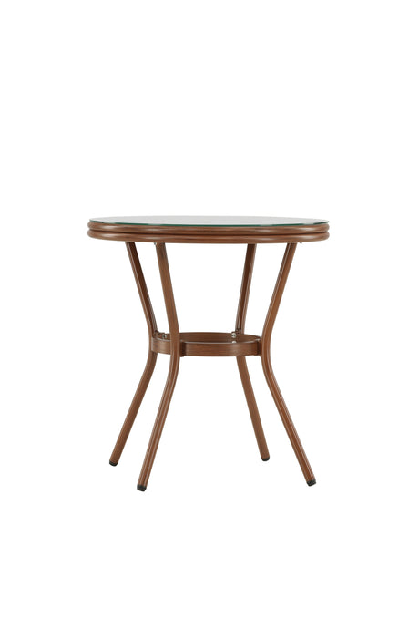 Loures Outdoor - Tisch - braun/Aluminum - Outdoor - Tische - ALVAHOME