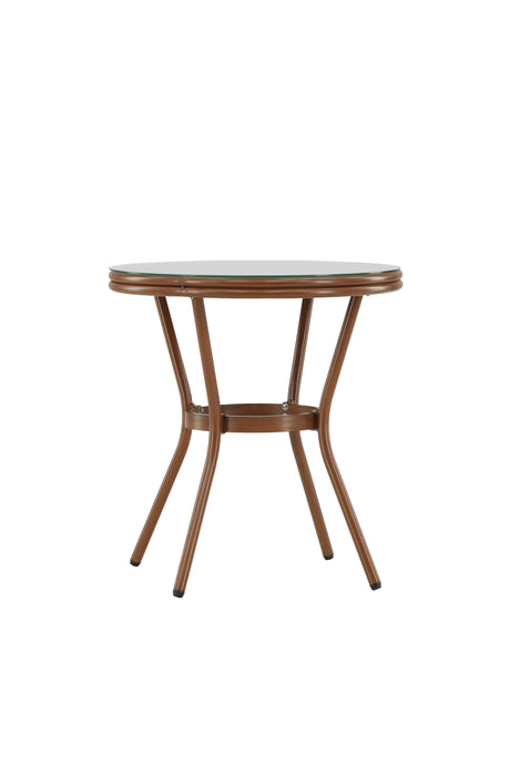 Loures Outdoor - Tisch - braun/Aluminum - Outdoor - Tische - ALVAHOME