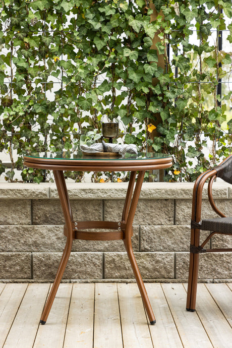 Loures Outdoor - Tisch - braun/Aluminum - Outdoor - Tische - ALVAHOME