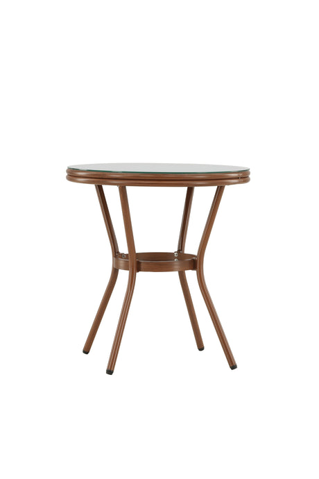 Loures Outdoor - Tisch - braun/Aluminum - Outdoor - Tische - ALVAHOME