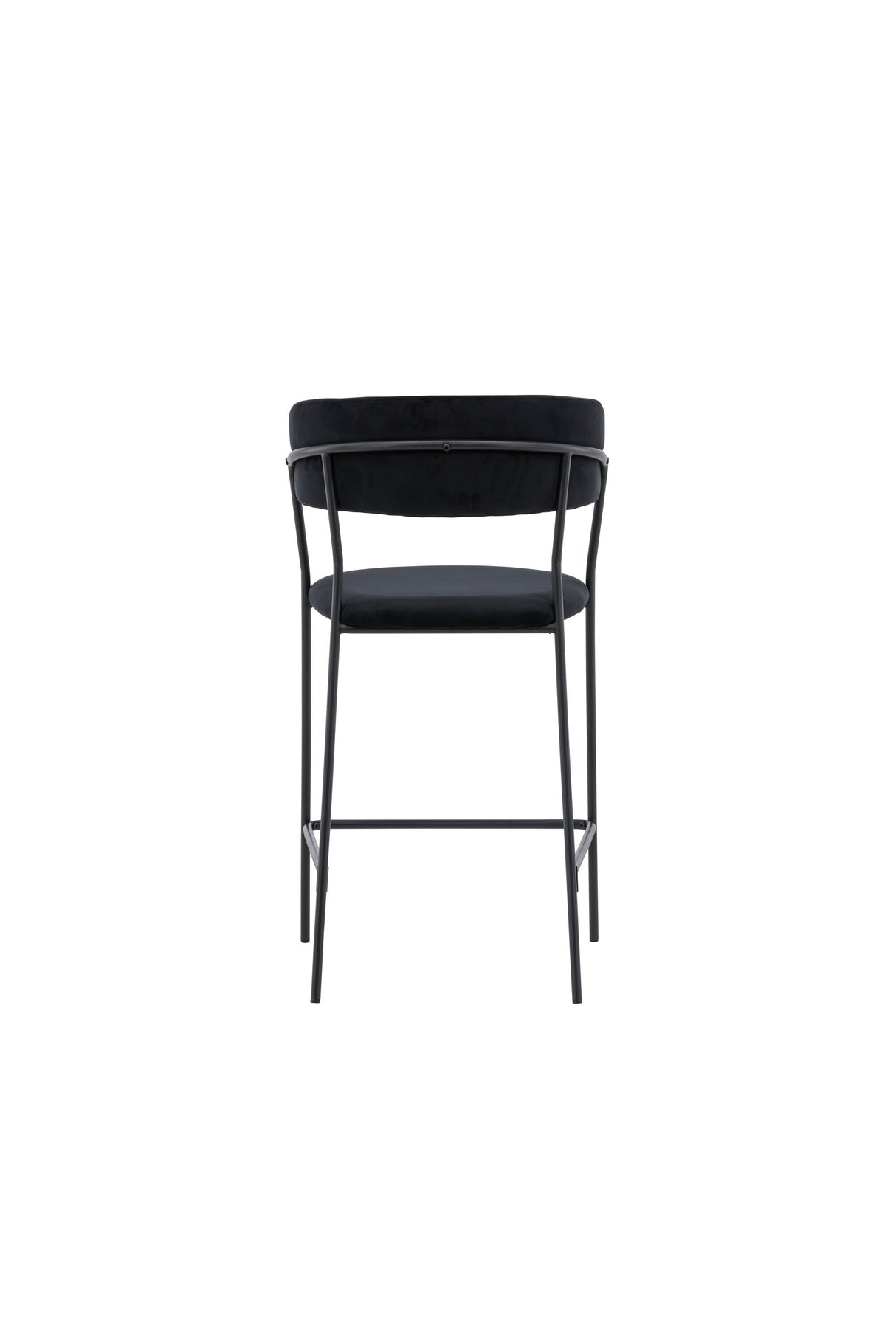 Lui Barhocker - schwarz/Polyester - Samt - Barhocker - ALVAHOME