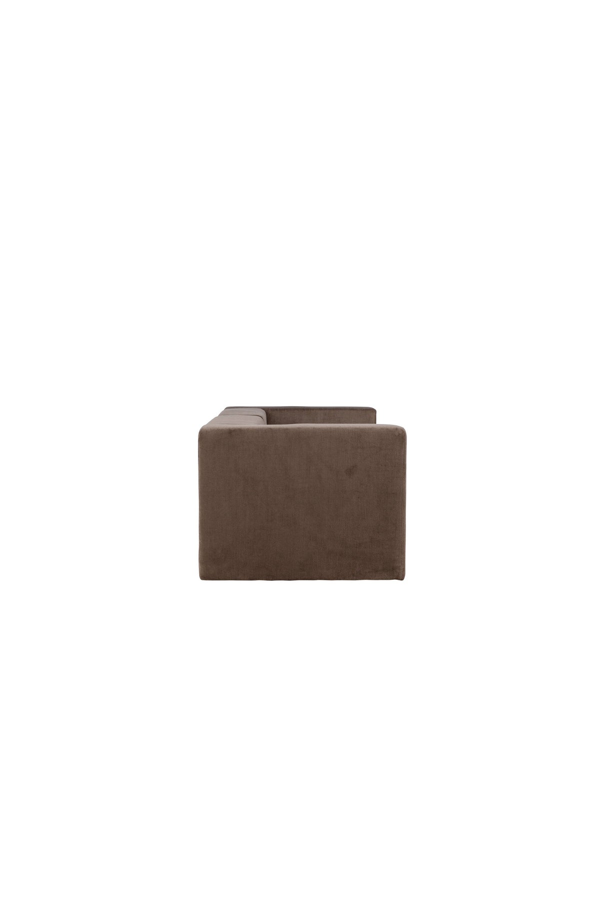 Lumi 3 - Sitzer Sofa - braun/Polyester - Leinen - 3 - Sitzer Sofas - ALVAHOME