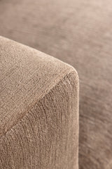 Lumi 3 - Sitzer Sofa - braun/Polyester - Leinen - 3 - Sitzer Sofas - ALVAHOME