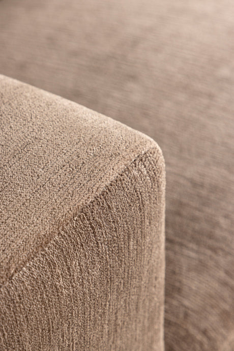 Lumi 3 - Sitzer Sofa - braun/Polyester - Leinen - 3 - Sitzer Sofas - ALVAHOME