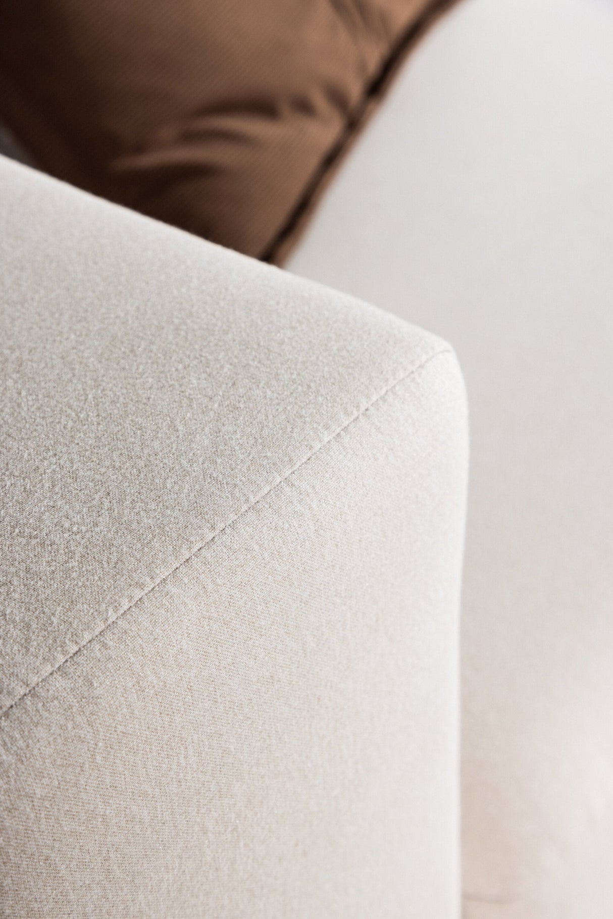 Lumi 3 - Sitzer Sofa - weiß/Polyester - Leinen - 3 - Sitzer Sofas - ALVAHOME