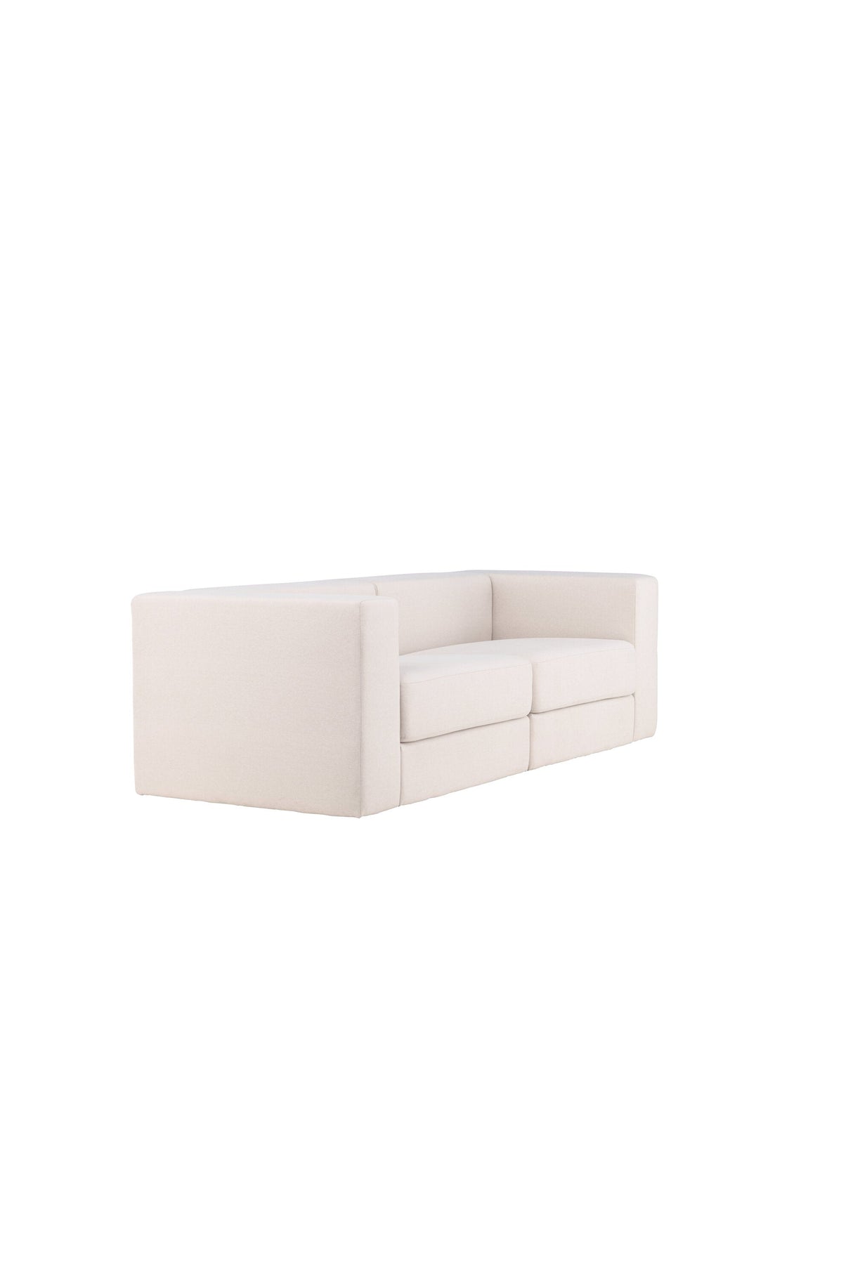 Lumi 3 - Sitzer Sofa - weiß/Polyester - Leinen - 3 - Sitzer Sofas - ALVAHOME