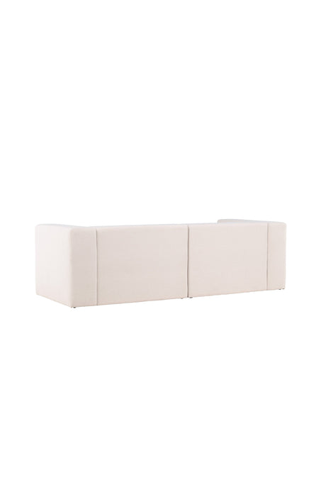 Lumi 3 - Sitzer Sofa - weiß/Polyester - Leinen - 3 - Sitzer Sofas - ALVAHOME