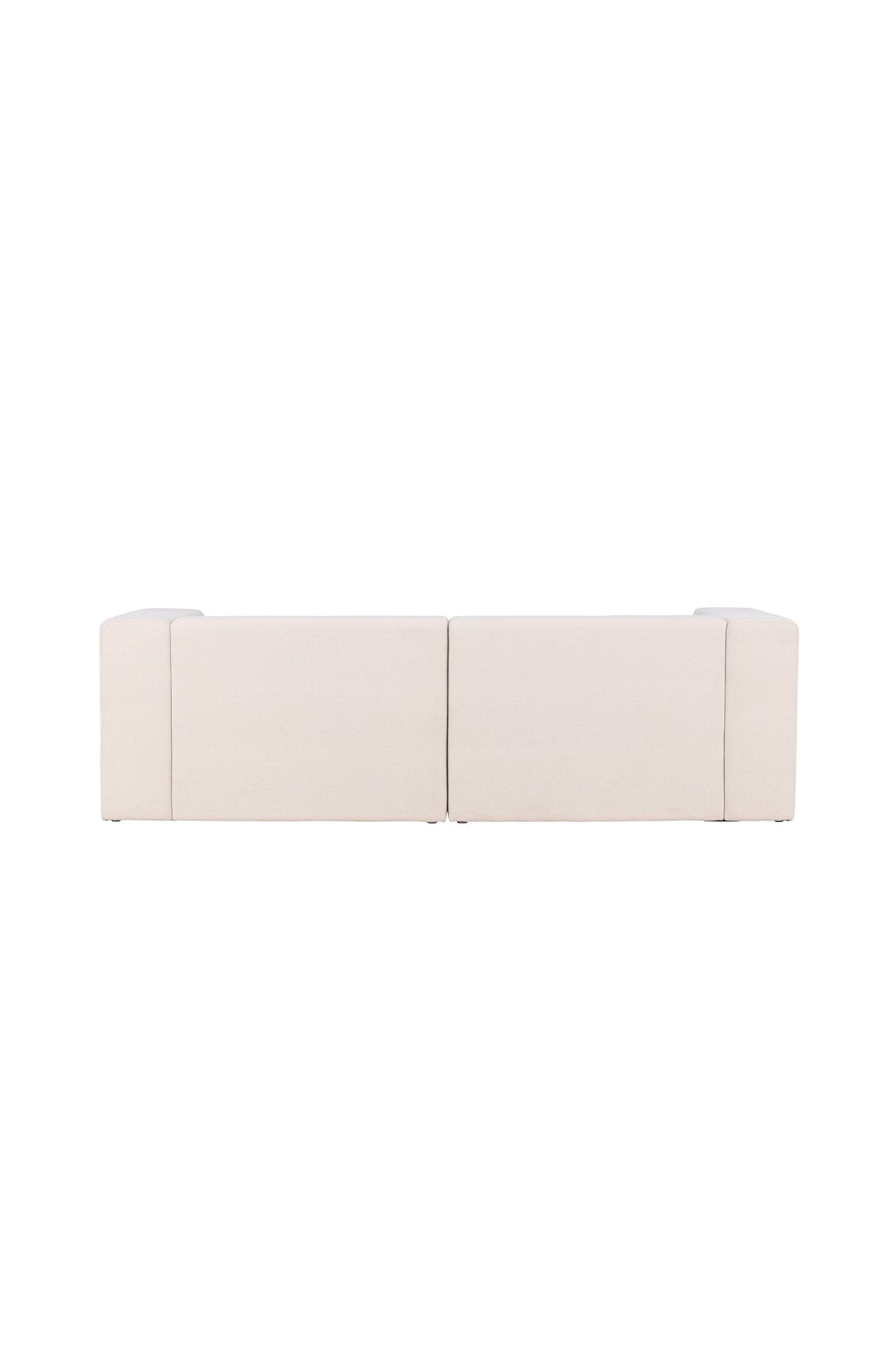Lumi 3 - Sitzer Sofa - weiß/Polyester - Leinen - 3 - Sitzer Sofas - ALVAHOME