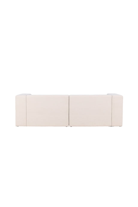 Lumi 3 - Sitzer Sofa - weiß/Polyester - Leinen - 3 - Sitzer Sofas - ALVAHOME