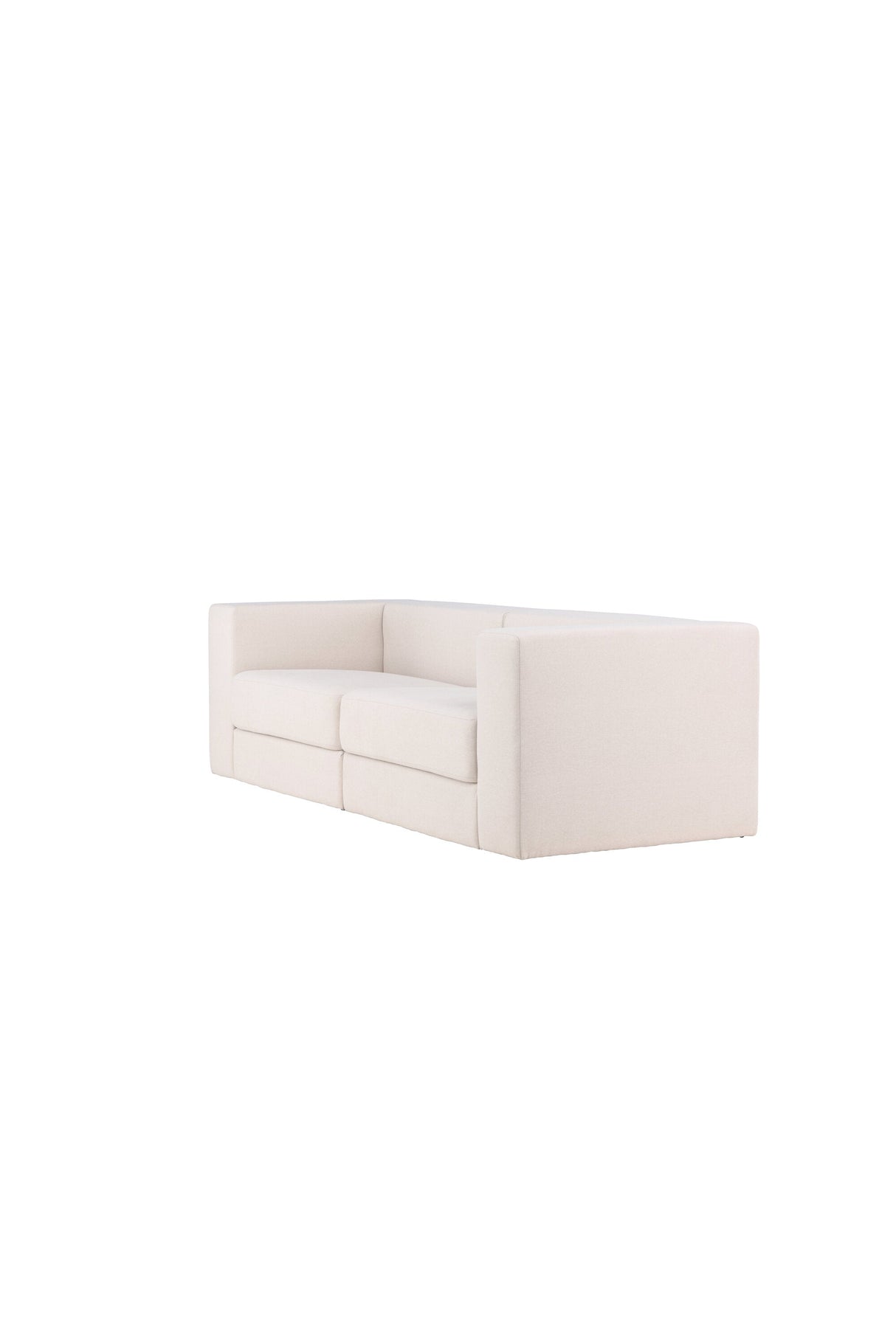Lumi 3 - Sitzer Sofa - weiß/Polyester - Leinen - 3 - Sitzer Sofas - ALVAHOME