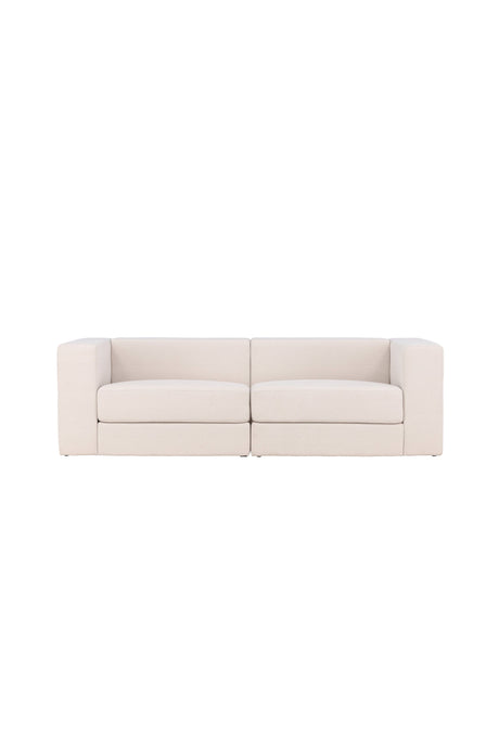 Lumi 3 - Sitzer Sofa - weiß/Polyester - Leinen - 3 - Sitzer Sofas - ALVAHOME