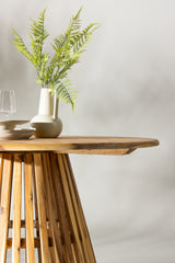 Lumpur Outdoor - Esstisch rund - natur/Akazie - Outdoor - Esstische (rund) - ALVAHOME