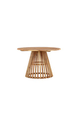 Lumpur Outdoor - Esstisch rund - natur/Akazie - Outdoor - Esstische (rund) - ALVAHOME