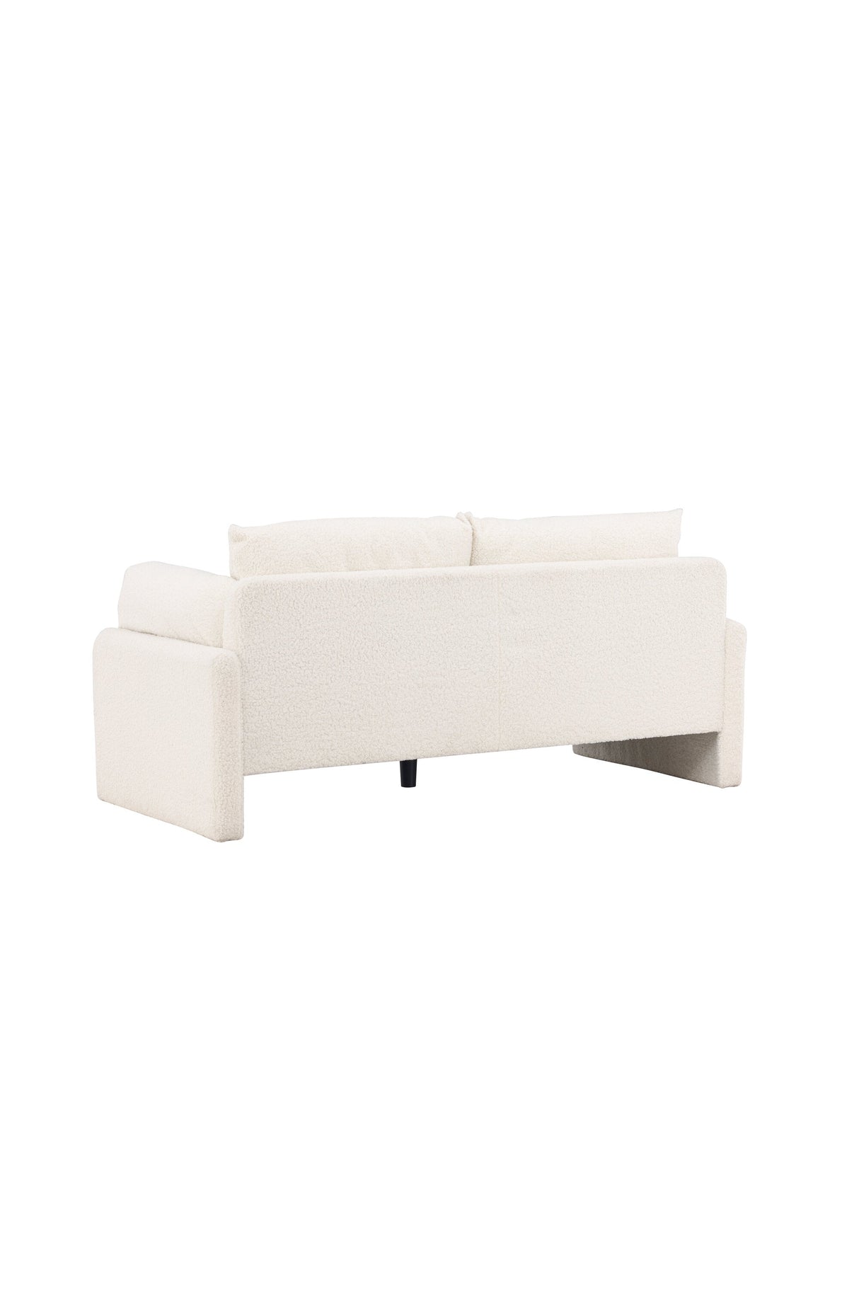 Luna 3 - Sitzer Sofa - weiß/Bouclé - 3 - Sitzer Sofas - ALVAHOME
