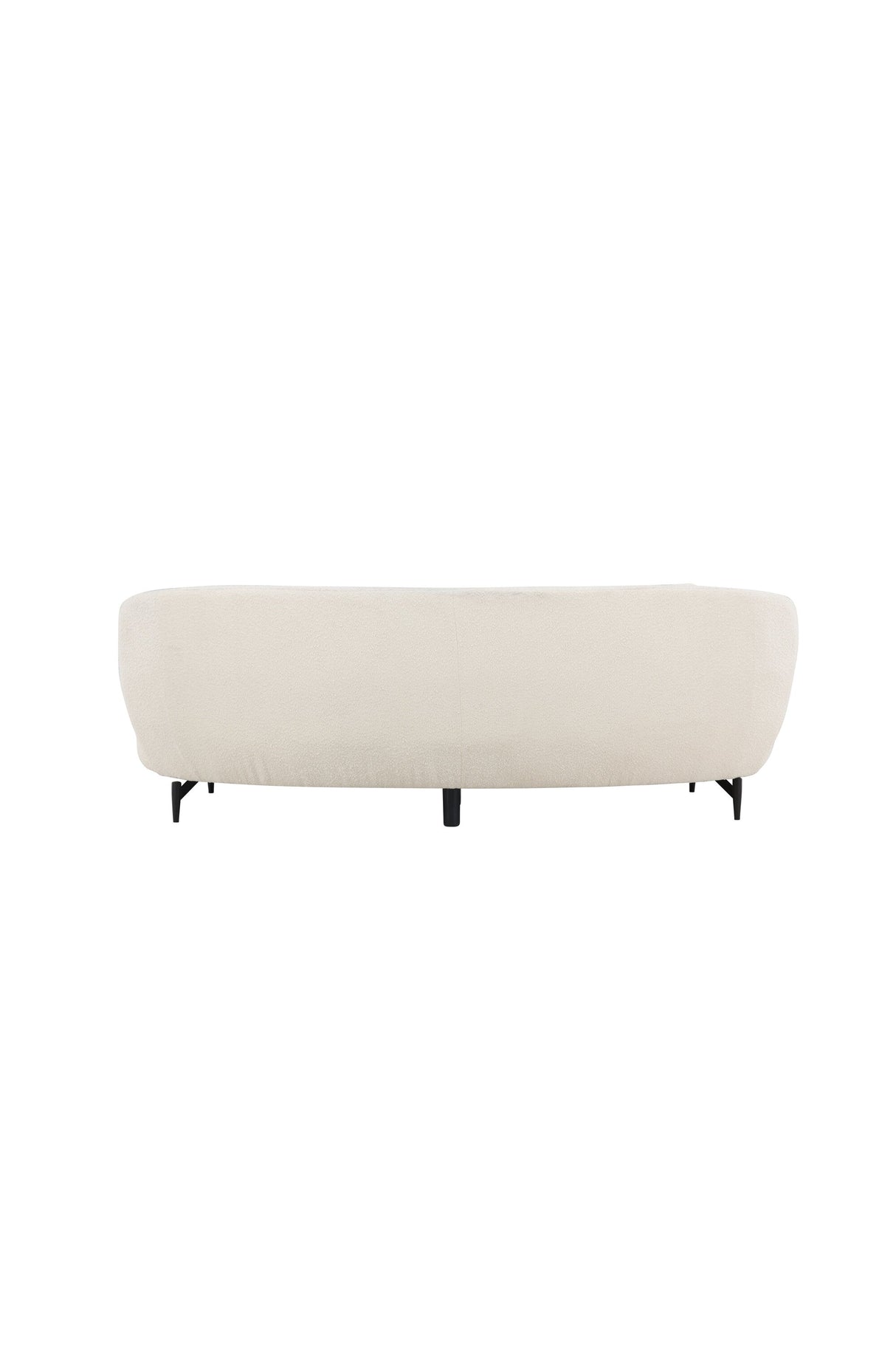 Luna 3 - Sitzer Sofa - weiß/Bouclé - 3 - Sitzer Sofas - ALVAHOME