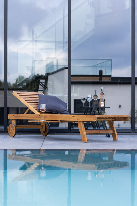 Luzon Outdoor Sun - Lounge - natur/Akazie - Outdoor Sun - Lounges - ALVAHOME