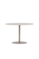 Lycke runder Esstisch - beige/MDF - Runde Esstische - ALVAHOME