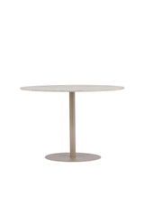 Lycke runder Esstisch - beige/MDF - Runde Esstische - ALVAHOME