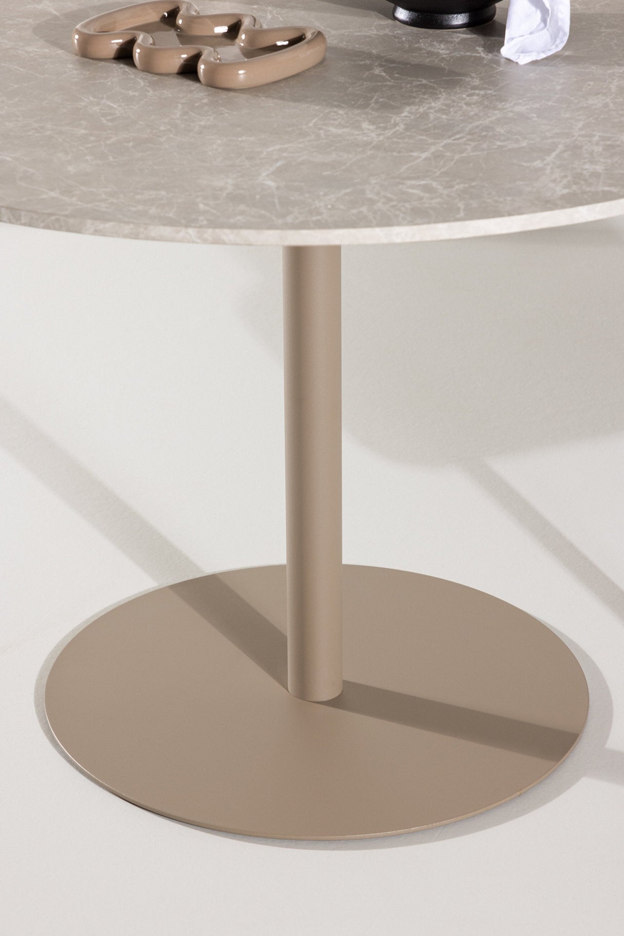 Lycke runder Esstisch - beige/MDF - Runde Esstische - ALVAHOME
